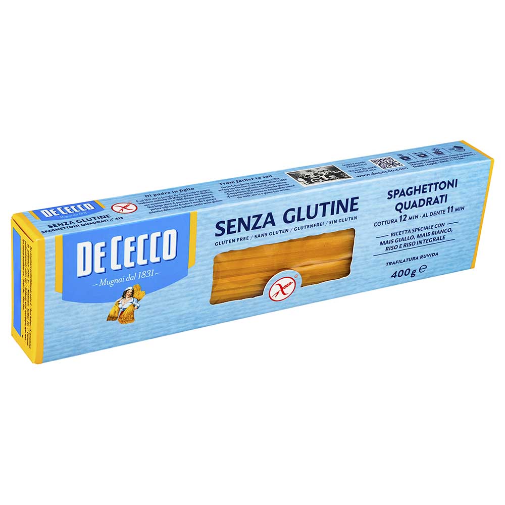 Pasta De Cecco Sin Gluten Spaguetonni Q Senza de 400g - Italia