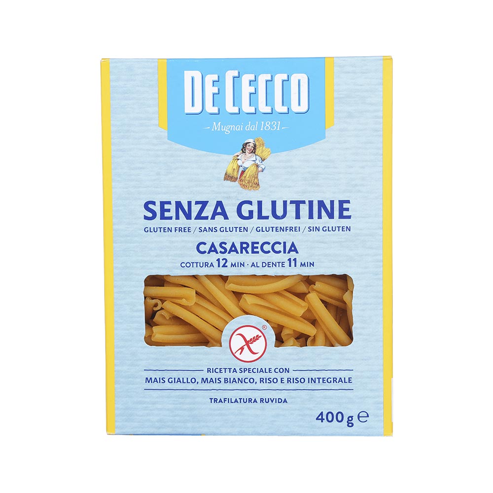 Pasta De Cecco Sin Gluten Casarecia de 400g - Italia