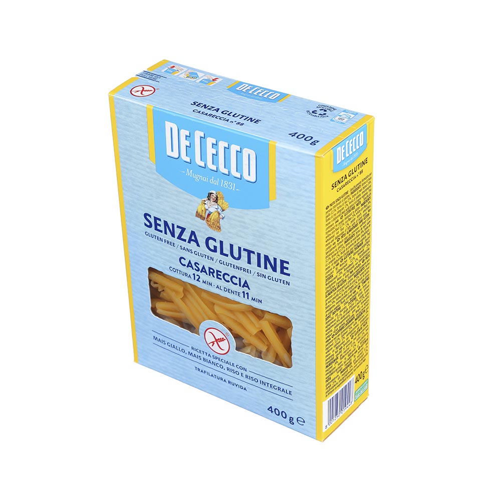 Pasta De Cecco Sin Gluten Casarecia de 400g - Italia