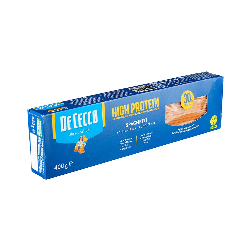 Pasta De Cecco Alta Proteina Spaghetti de 400g -  Italia