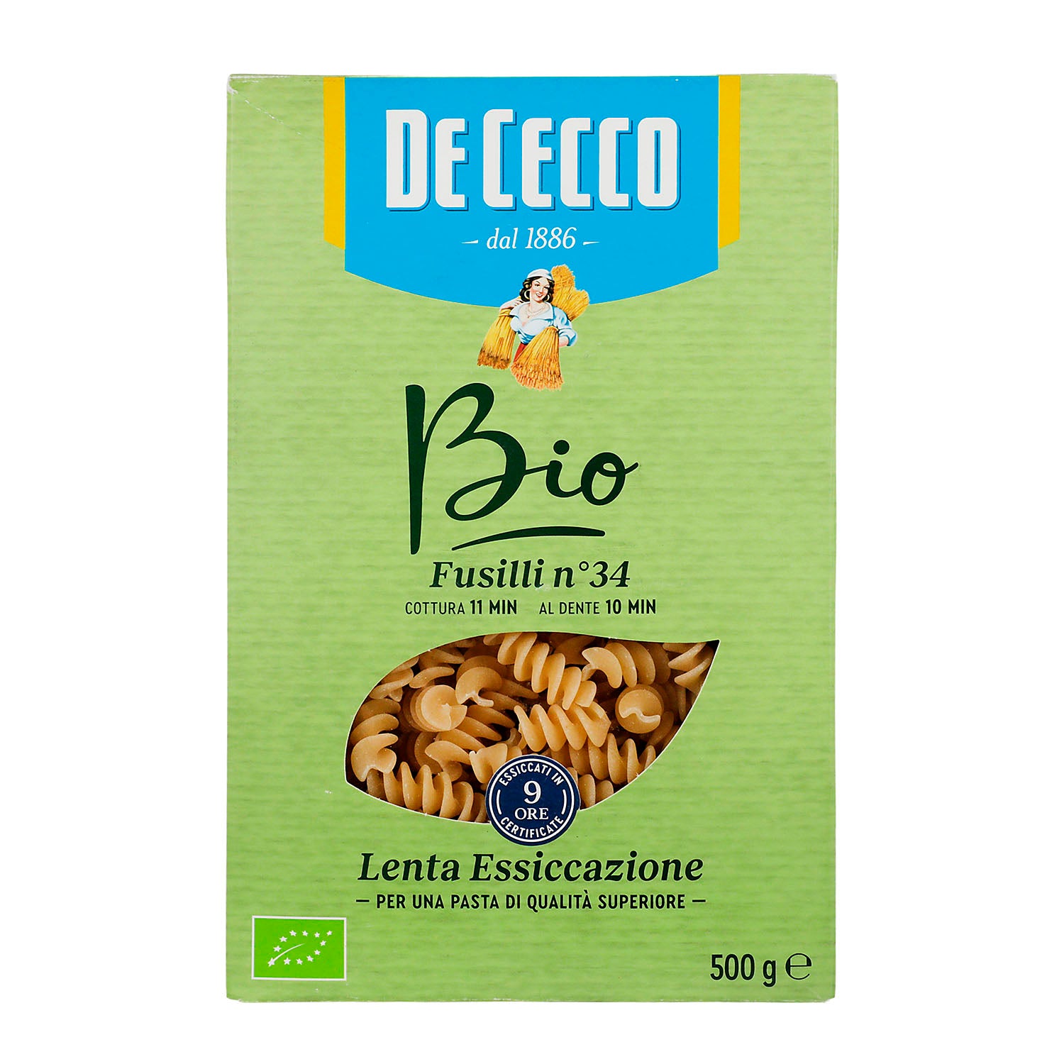 Pasta - De Cecco Bio Fusilli De Sémola - 500 gr