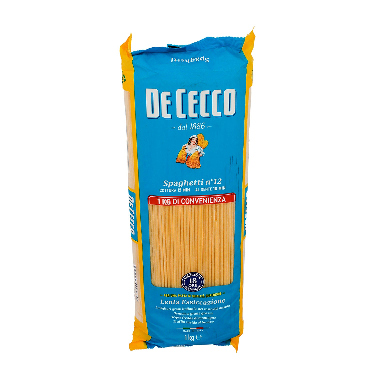 Pasta - De Cecco Spaghetti De Sémola - 1000 g