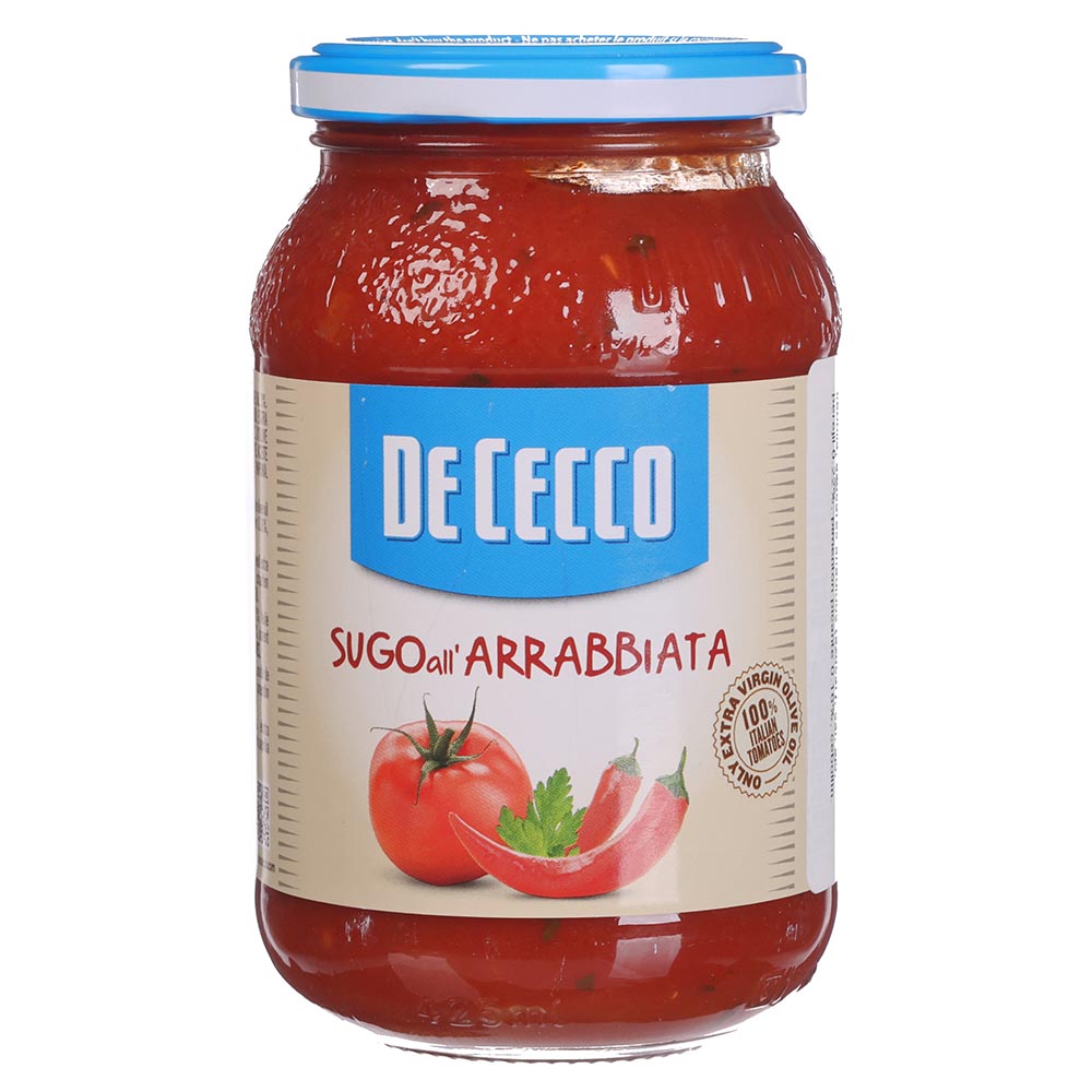 Salsa de Tomate De Cecco a la Arrabbiata de 400 g - Italia