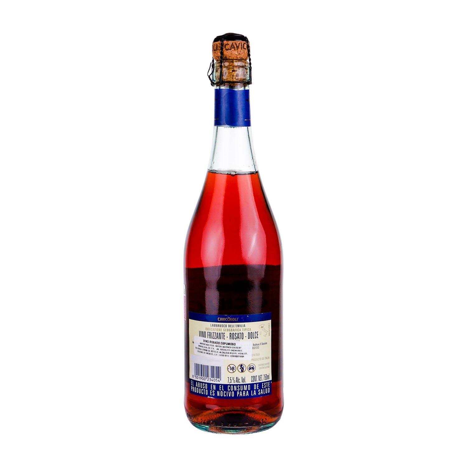 Vino Rosado Espumoso Cavicchioli de 750 ml