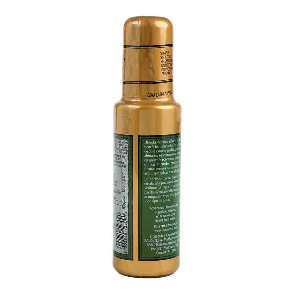 Aceite de Oliva - Filippo Berio Extra Virgen Spray - 200 ml - Italia