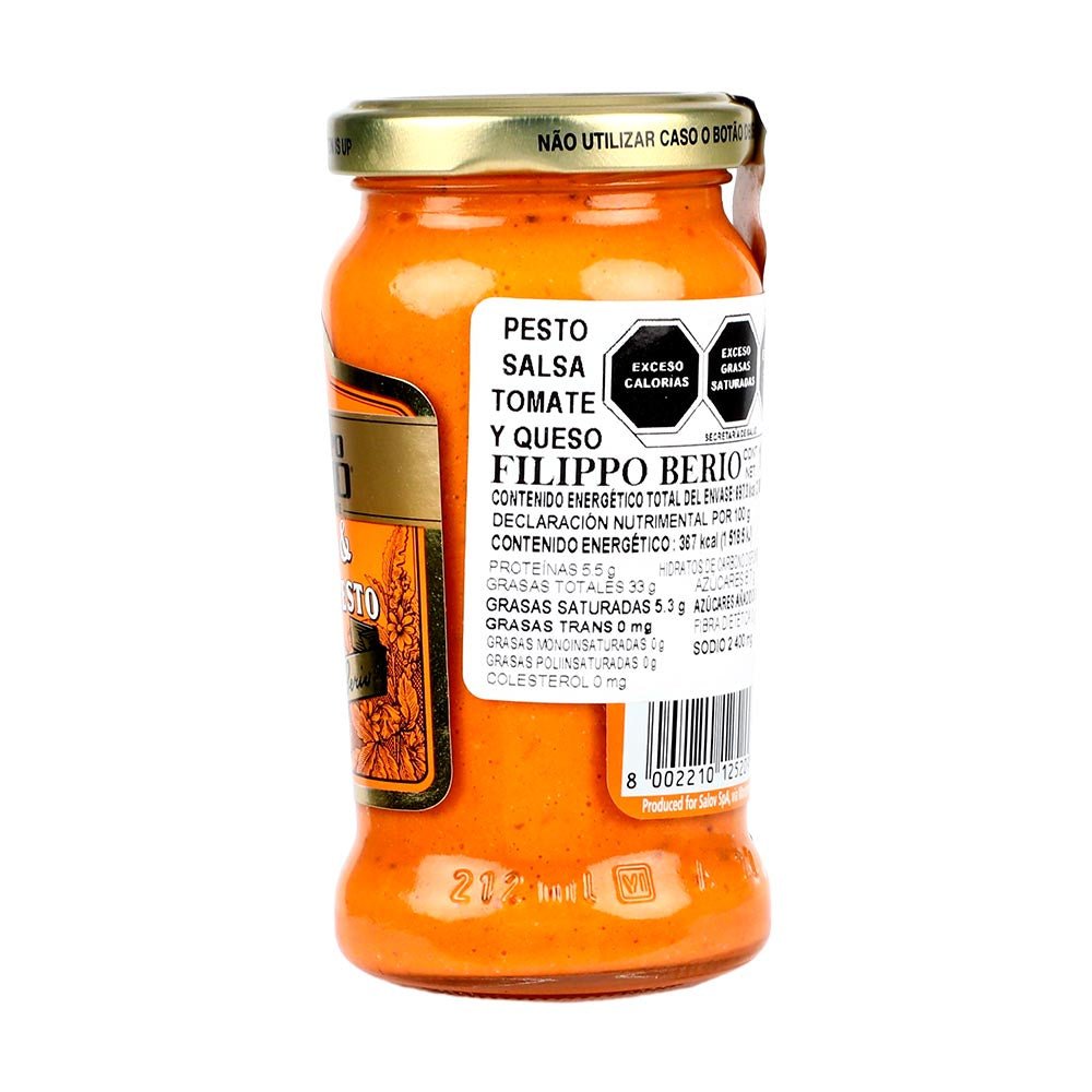 Salsa Pesto - Filippo Berio Tomate y Ricota 190 gr - Italia