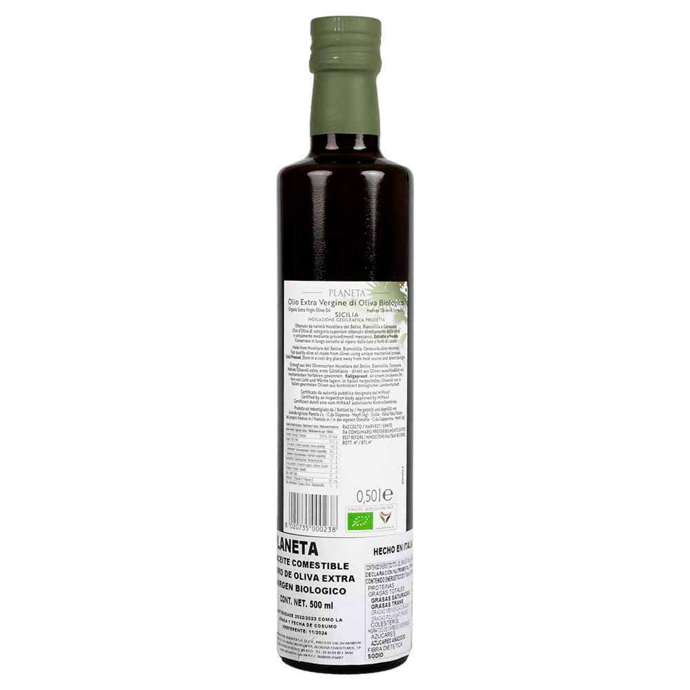Aceite de Oliva - Planeta Extra Virgen - 500 ml - Italia