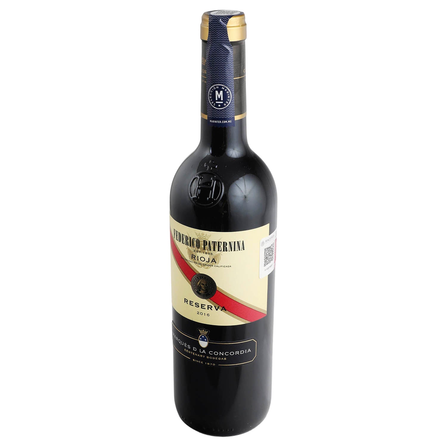 Vino Tinto - Federico Paternina Banda Roja Reserva de 750 ml - España