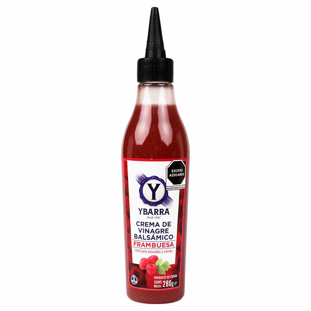 Crema de vinagre balsámico Ybarra frambuesa de 280 g - España