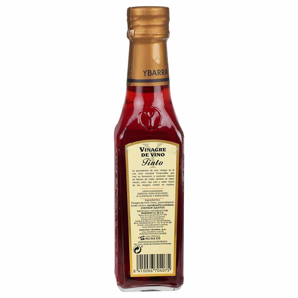 Vinagre -  Ybarra de Vino Tinto - 250 ml - España