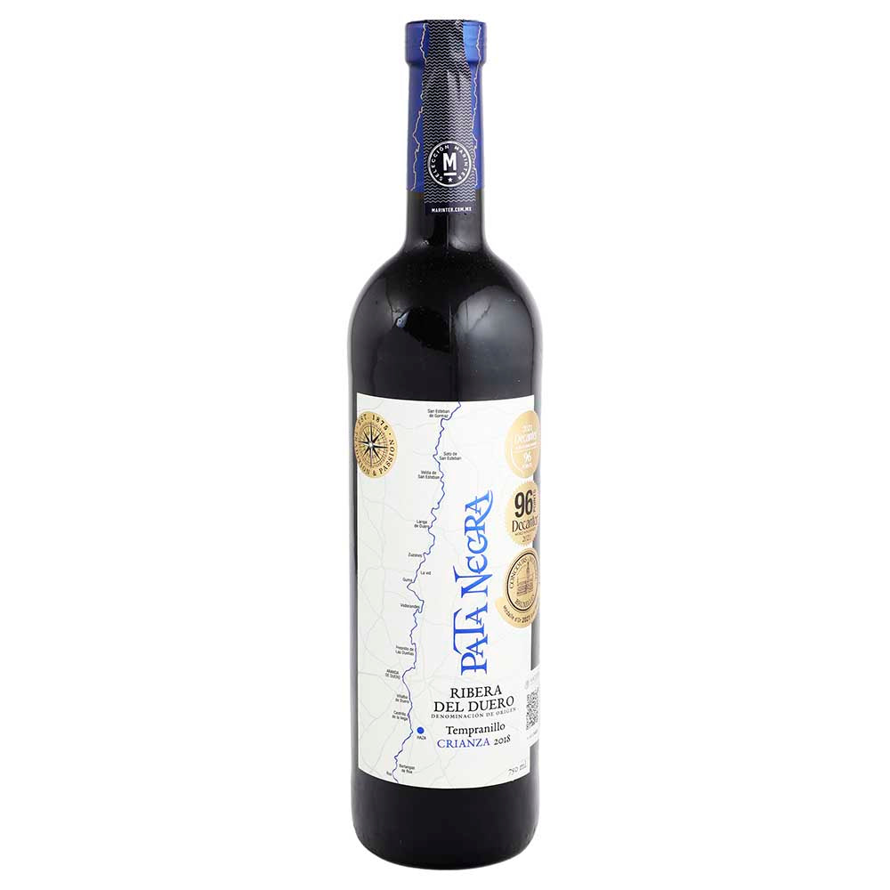 Vino tinto - Pata Negra Ribera del Duero Crizanza de 750 ml - España