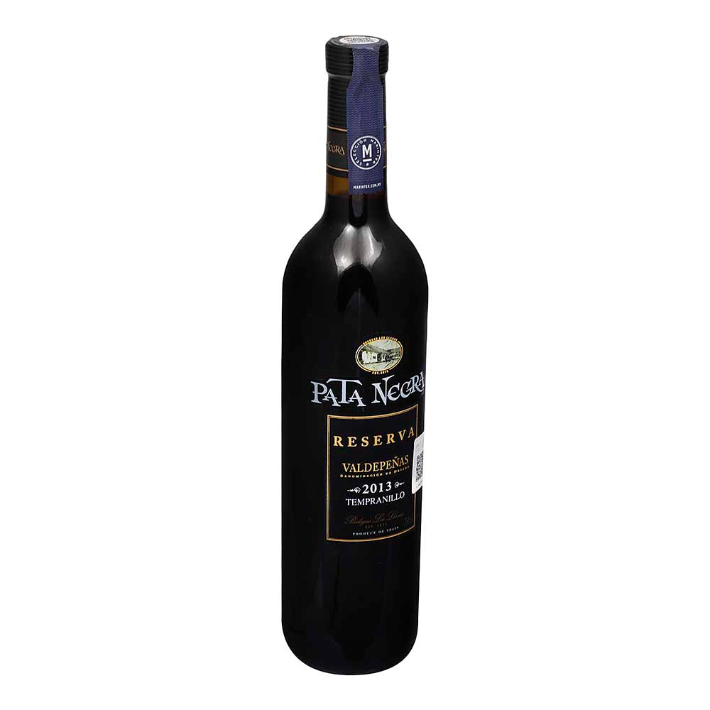 Vino Tinto - Pata Negra Valdepeñas Reserva 750 ml - España