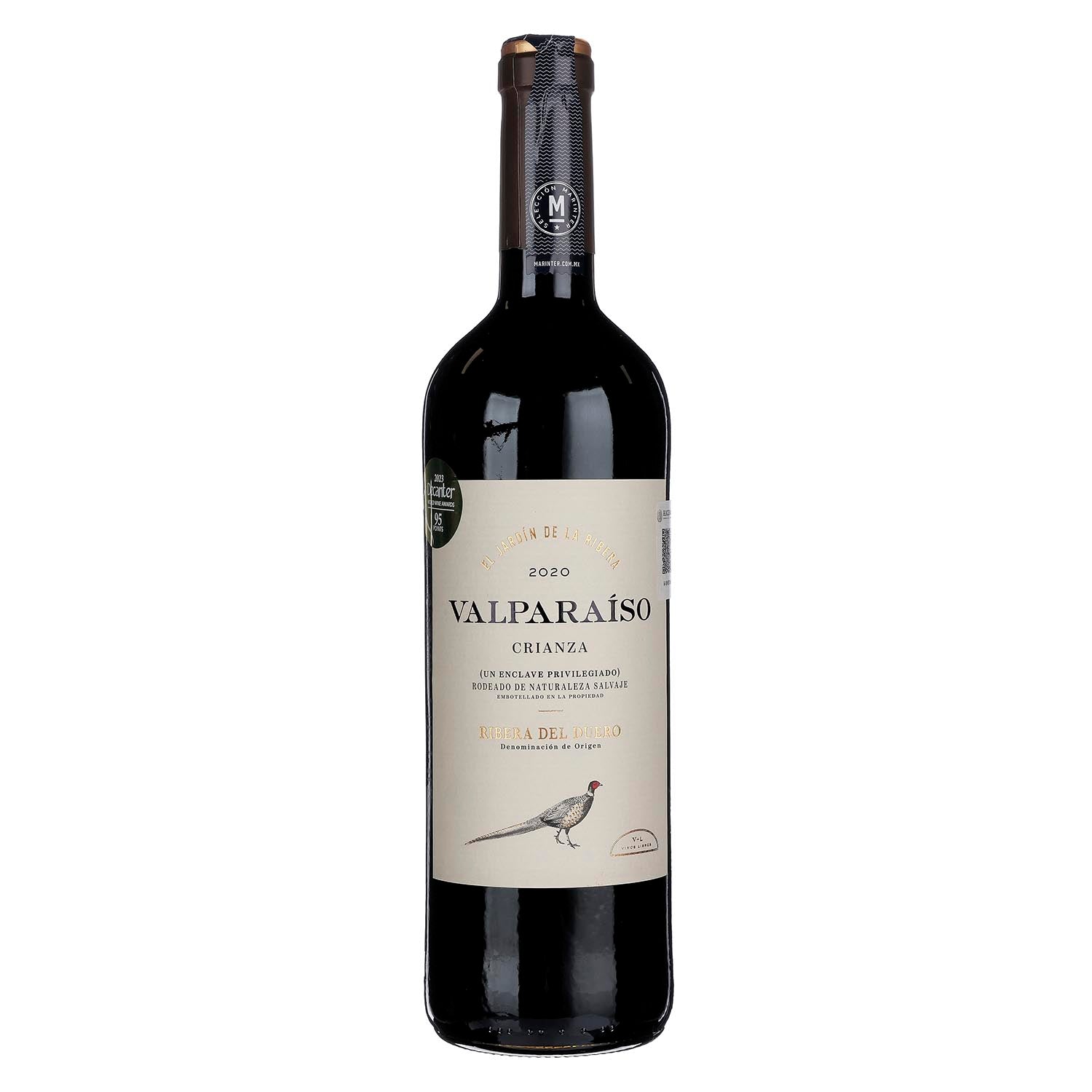 Vino Tinto - Marques de Valparaíso Crianza de 750 ml - España