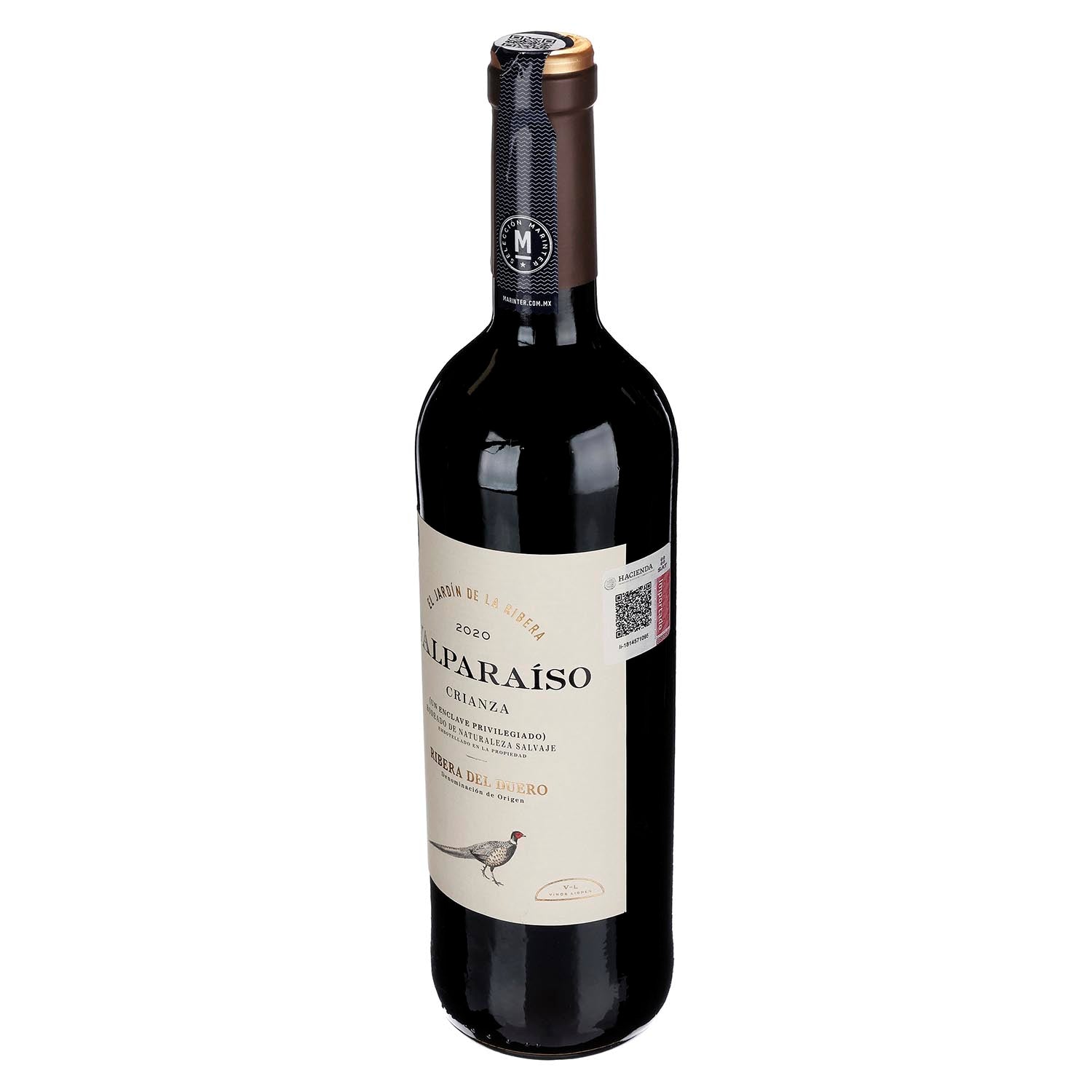 Vino Tinto - Marques de Valparaíso Crianza de 750 ml - España