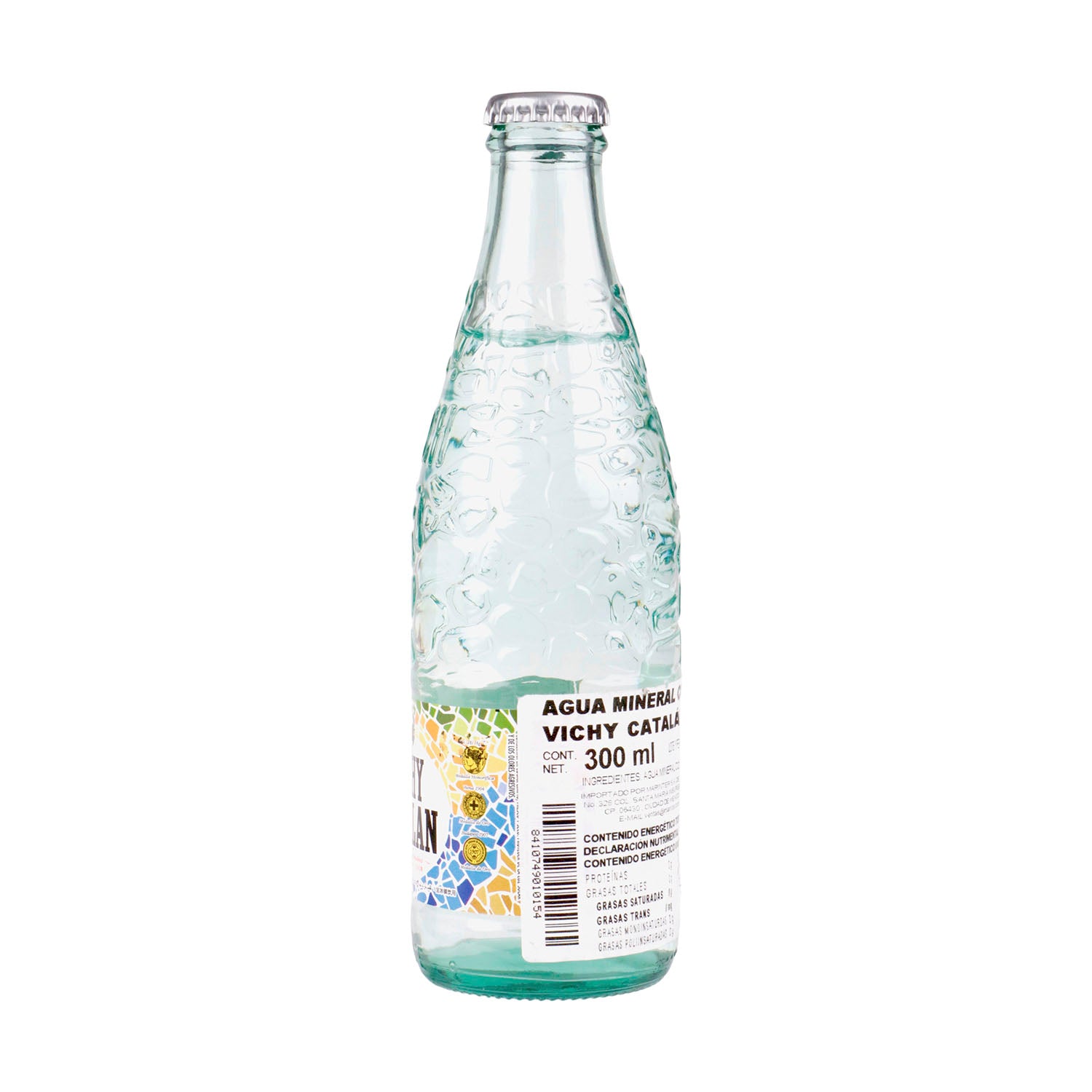 Agua Vichy Catalán Natural Mineral Carbónica de 300 ml