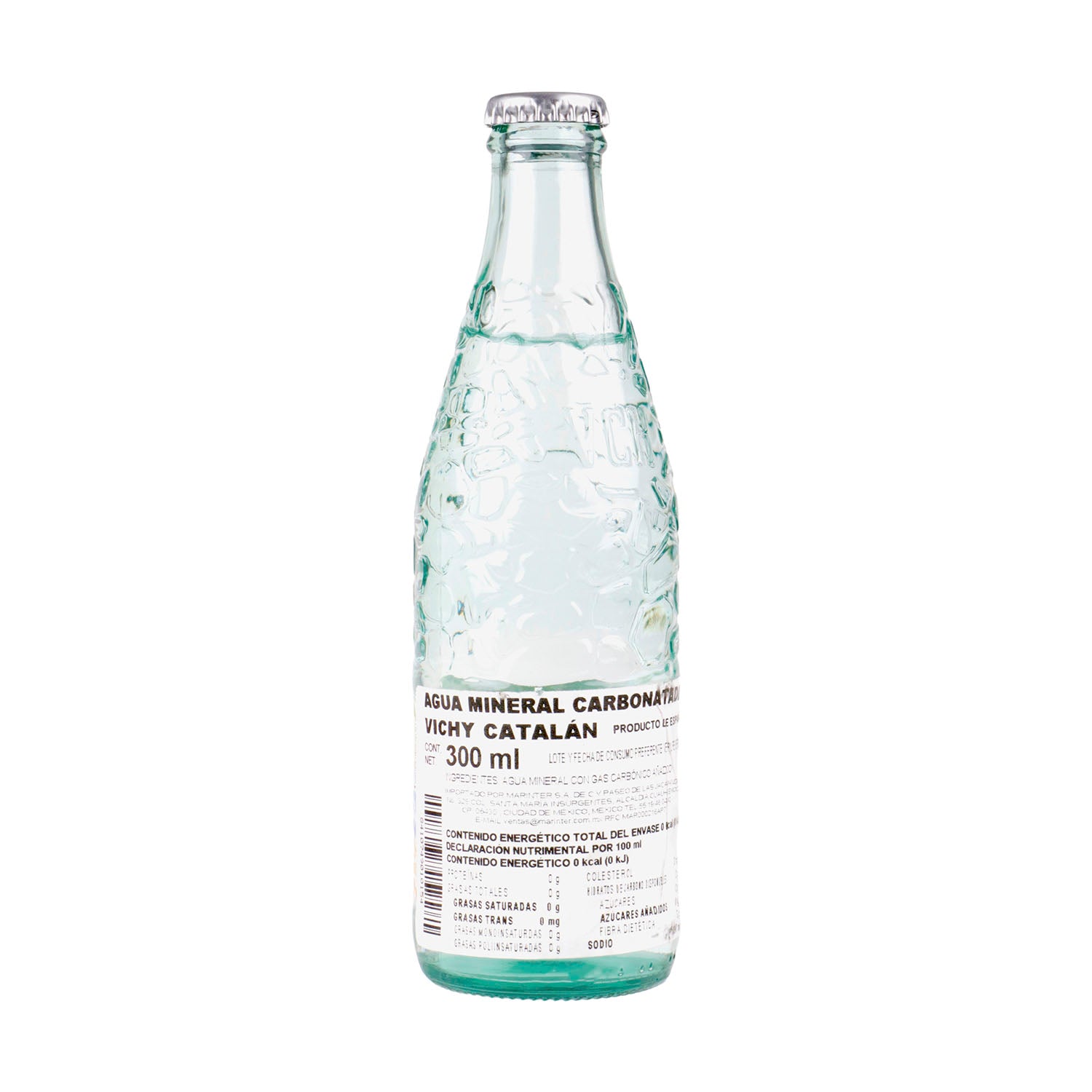 Agua Vichy Catalán Natural Mineral Carbónica de 300 ml