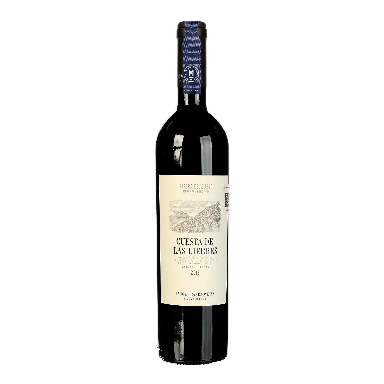 Vino Tinto Cuesta de las Liebres 2019 de 750 ml - España
