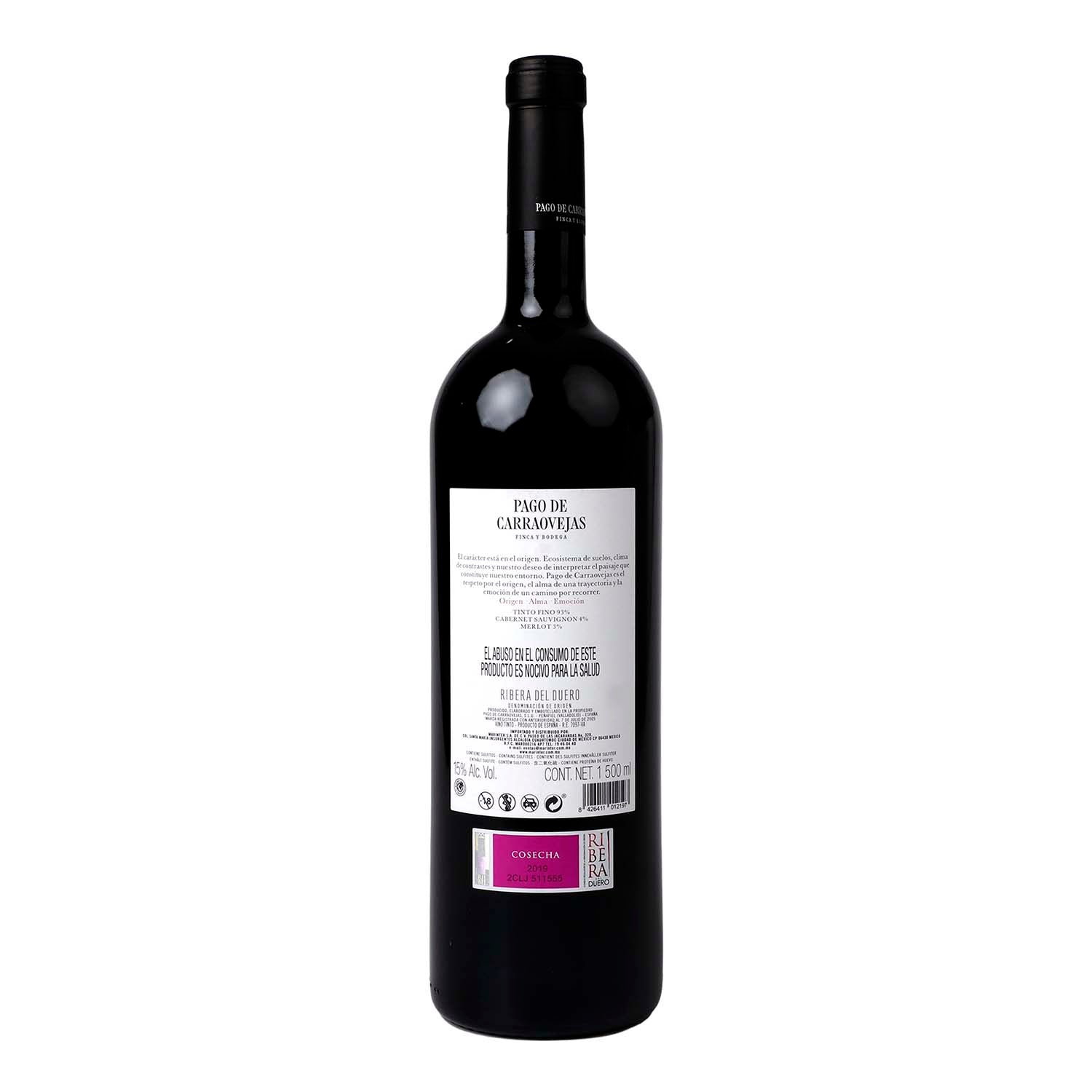 Vino Tinto Pago de Carraovejas 2020 de 1500 ml - España