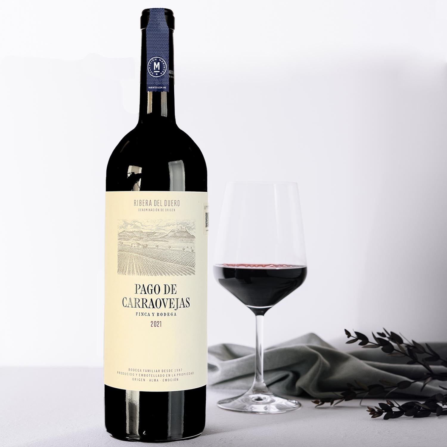 Vino Tinto Pago de Carraovejas 2021 de 1500  ml - España