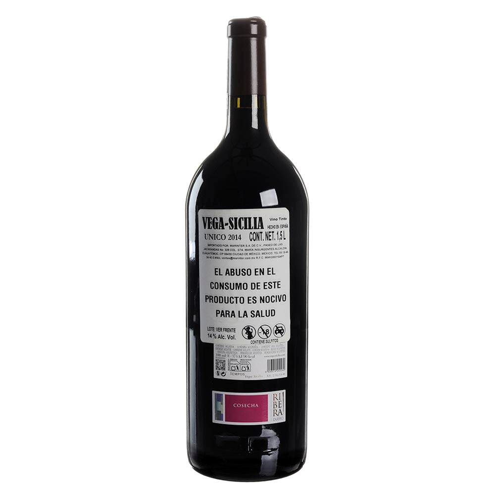 Vino Tinto Vega Sicilia Unico 2014 de 1500 ml - España