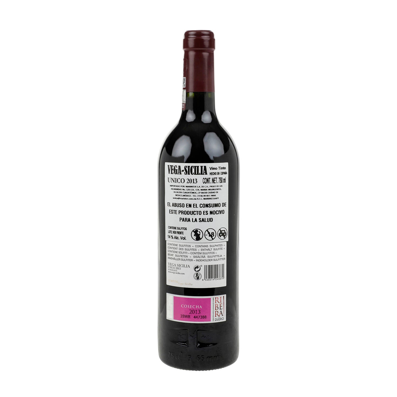 Vino Tinto Vega Sicilia Único 2013 de 750 ml