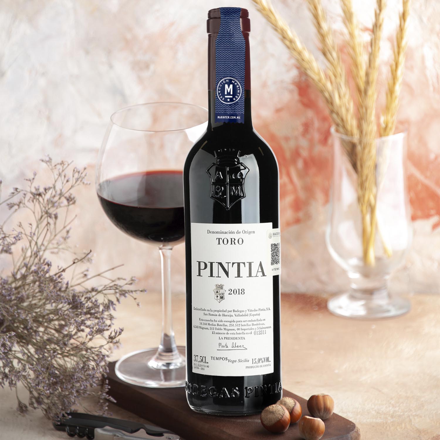 Vino Tinto Pintia 2018 de 375 ml - España