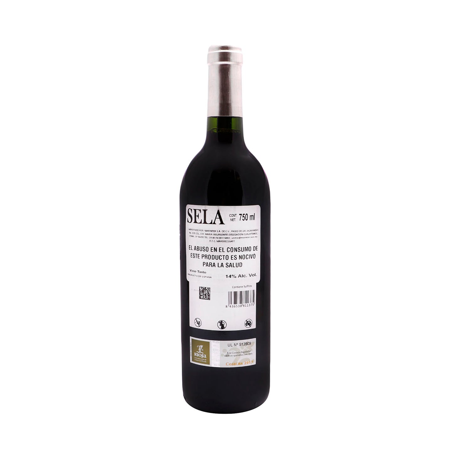 Vino Tinto Bodegas Roda Sela 2013 de 750 ml - España