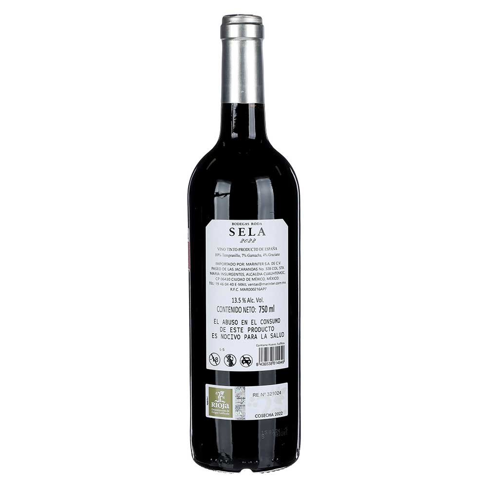 Vino Tinto Bodegas Roda Sela 2022 de 750 ml - España