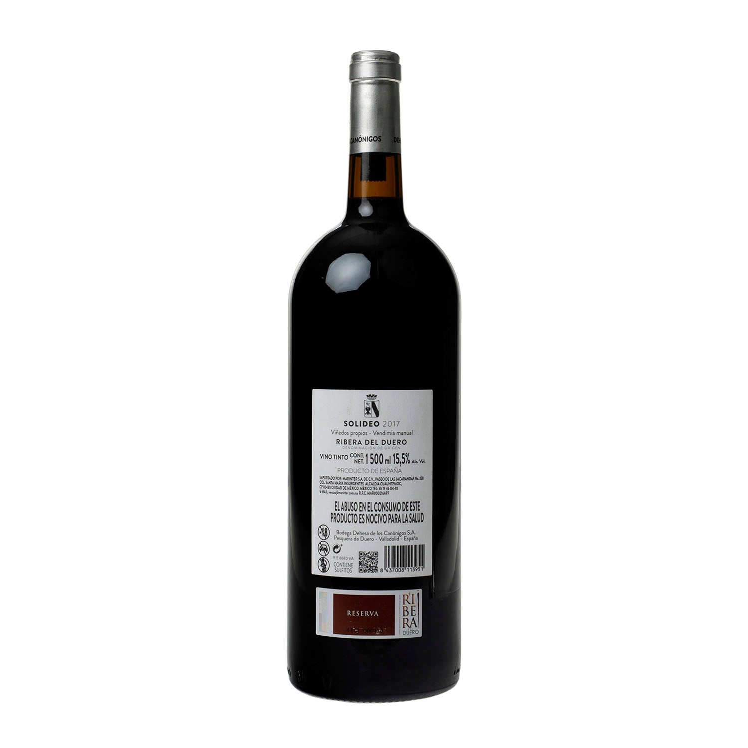 Vino Tinto Solideo 2017 Reserva de 1500 ml - España