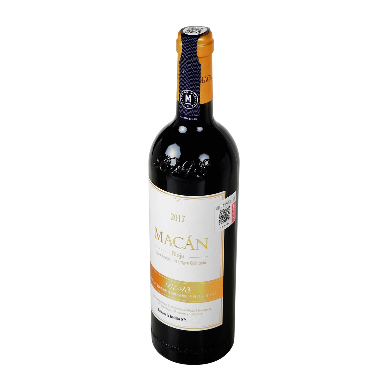 Vino Tinto Macan 2017 de 750 ml - España