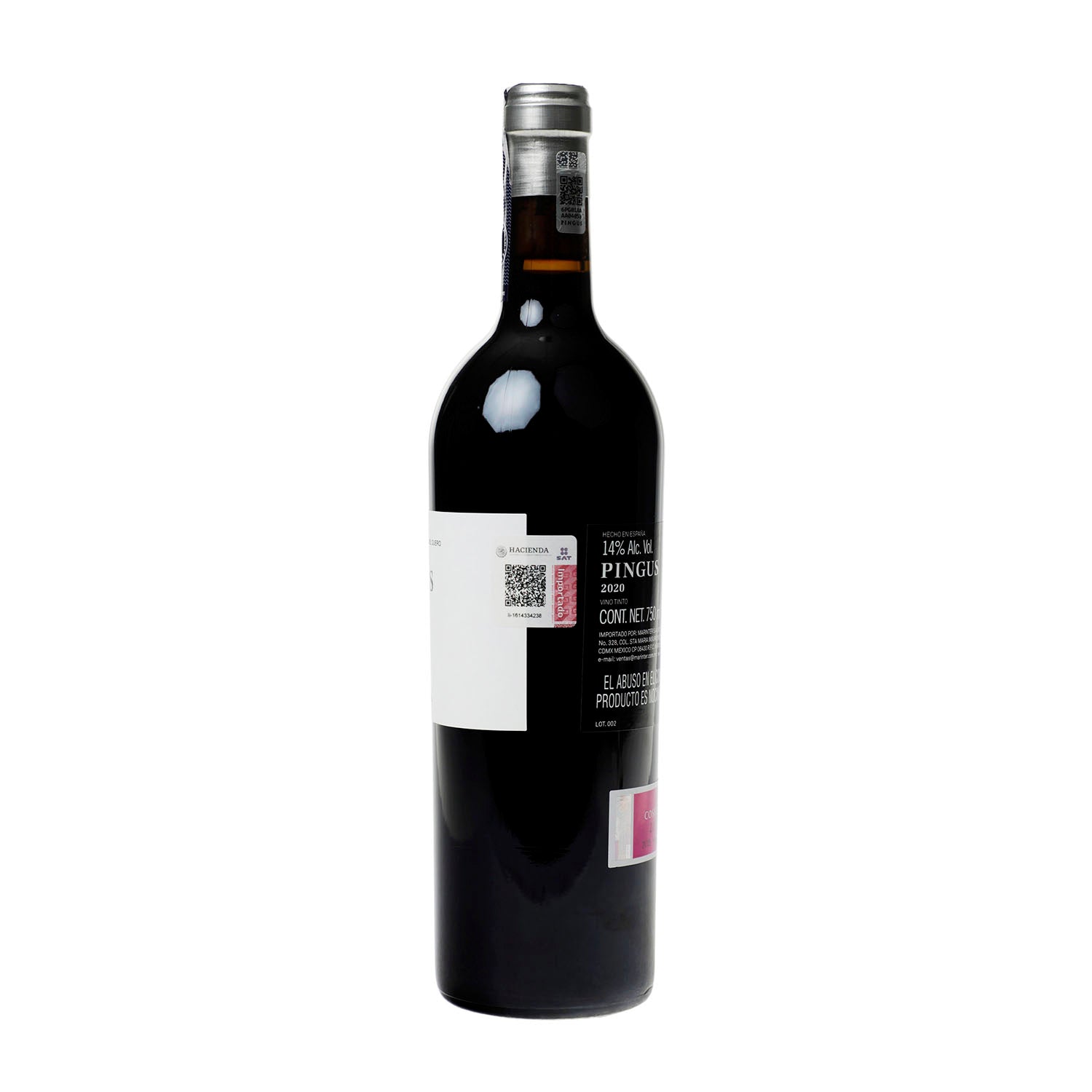 Vino Tinto Pingus 2020 de 750 ml