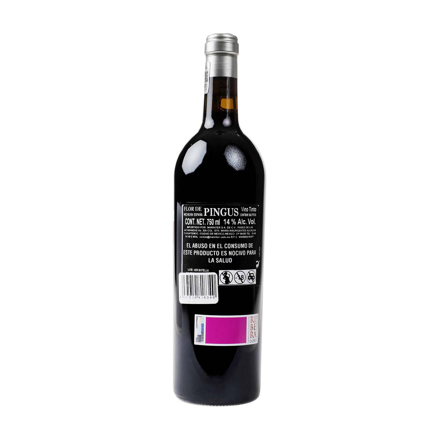 Vino Tinto Flor de Pingus 2020 de 750 ml