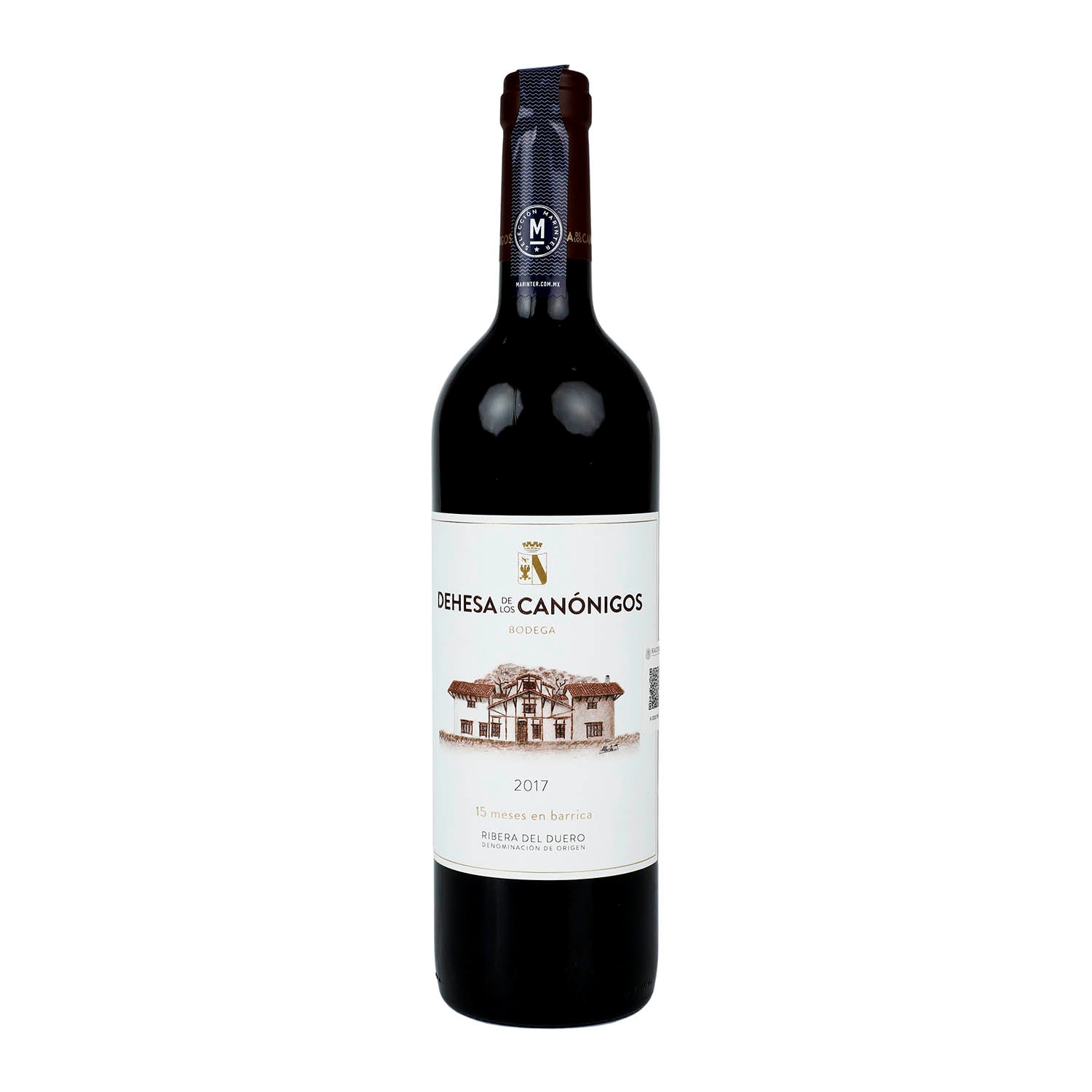 Vino Tinto - Dehesa de los Canónigos Crianza 2017 de 750 ml - España
