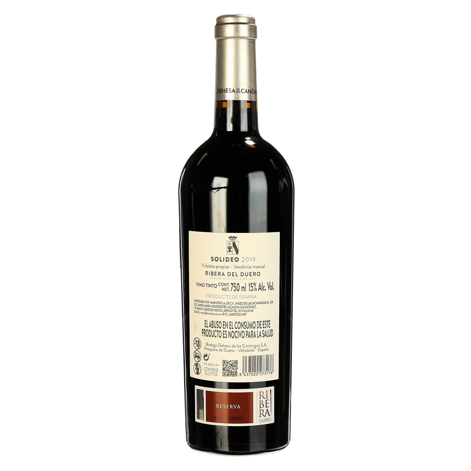 Vino Tinto Solideo 2019  de 750 ml - España
