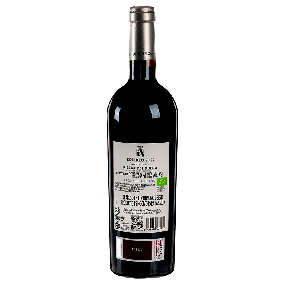 Vino Tinto Solideo 2022 de 750 ml - España