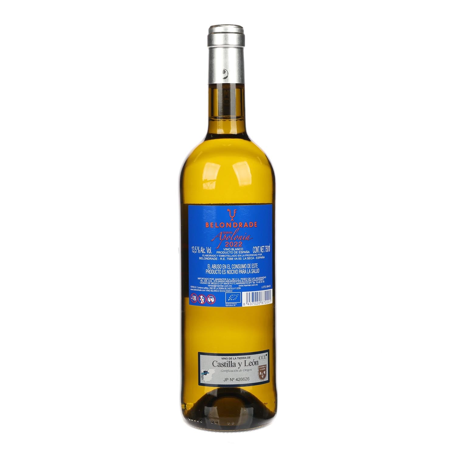 Vino Blanco Belondrade Quinta Apolonia 2022 de 750 ml - España