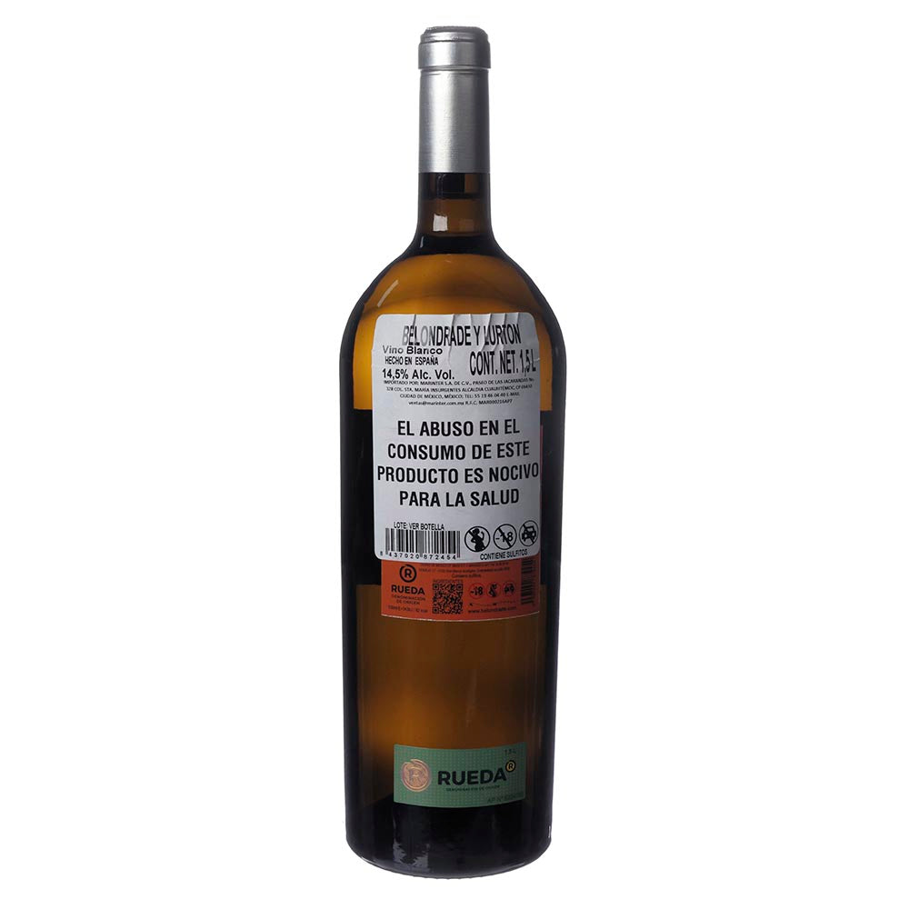 Vino Blanco Belondrade y Lurton 2024 de 1500 ml - España