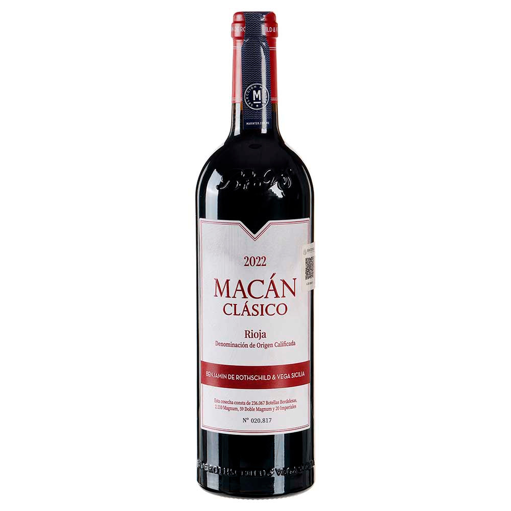 Vino Tinto Macan Clásico 22 de 750 ml -  España