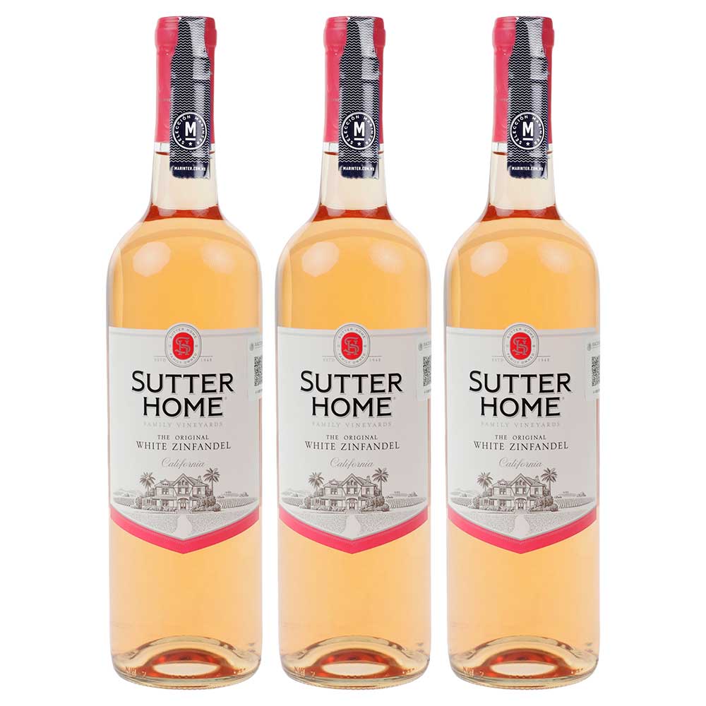 Promo 3x2 - Vino Rosado Sutter Home Zinfandel de 750 ml