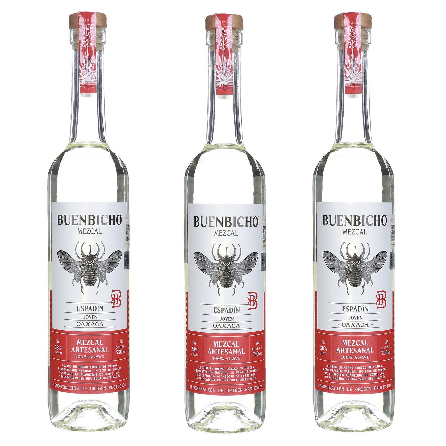 PROMO 3X2 - Mezcal - Buen bicho Joven - 750 ml