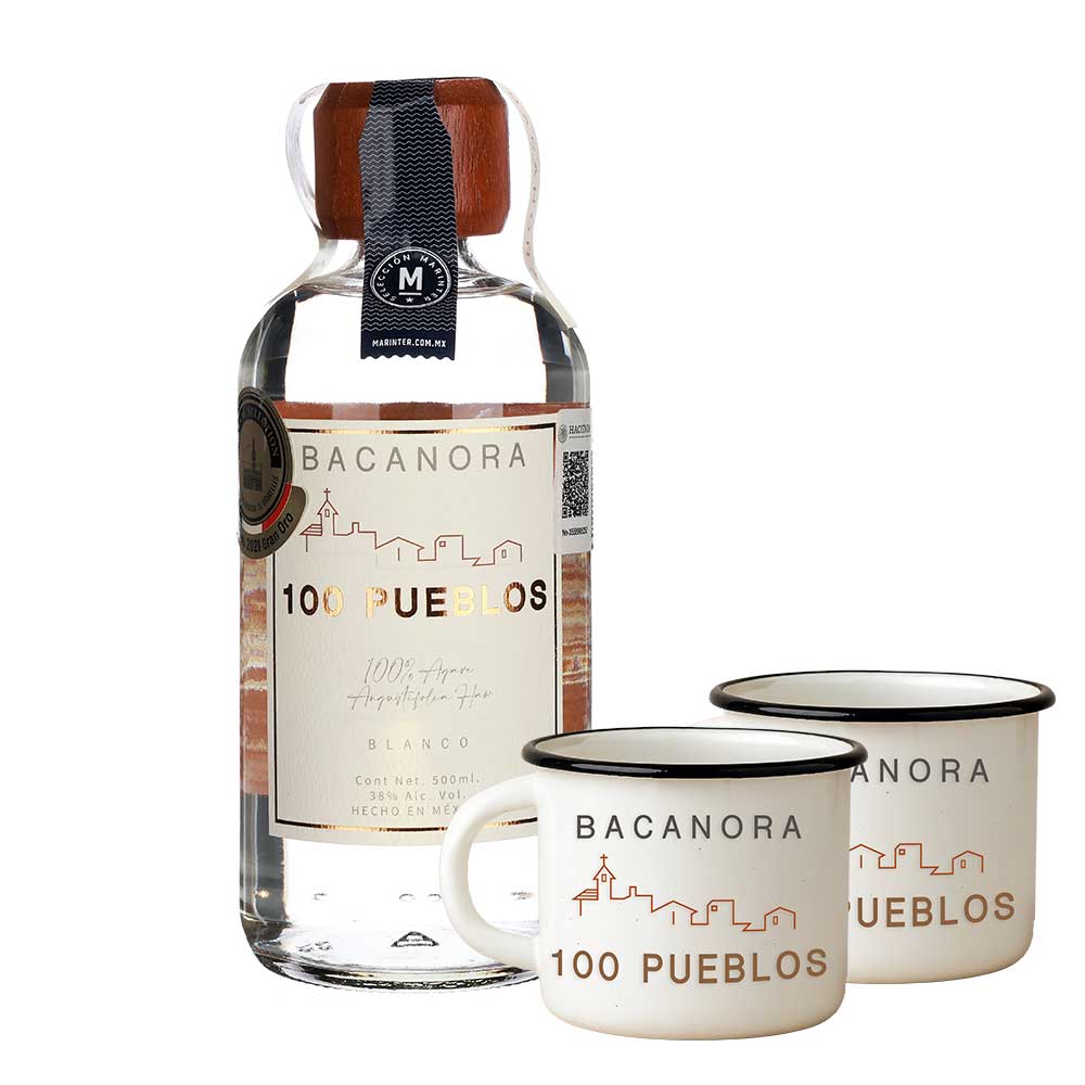 Bacanora 100 Pueblos de 500 ml - México
