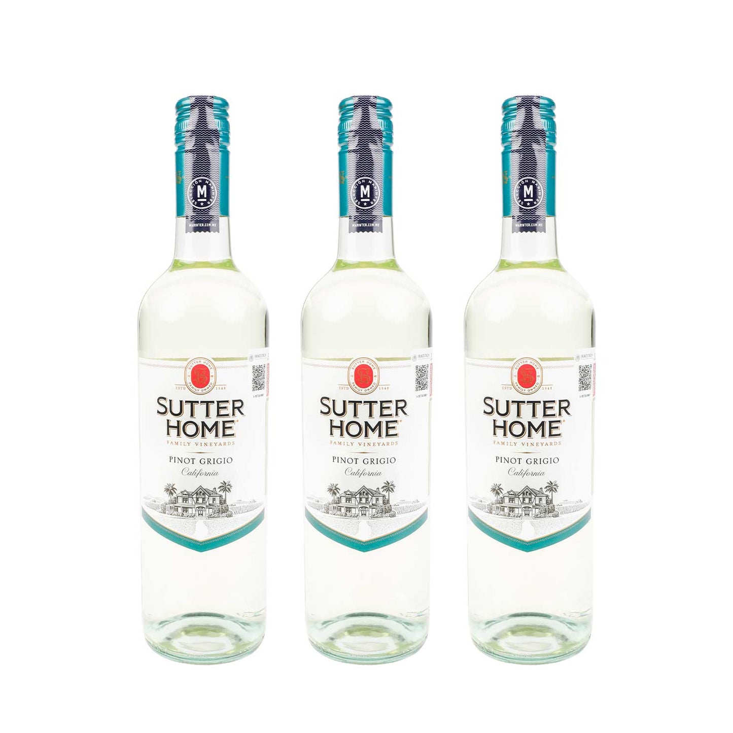 Promo 3x2 - Vino Blanco Sutter Home Pinot Grigio de 750 ml Estados Unidos