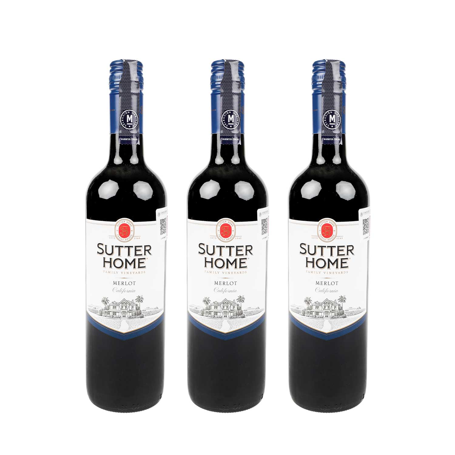 Promo 3x2 - Vino Tinto Sutter Home Merlot de 750 ml