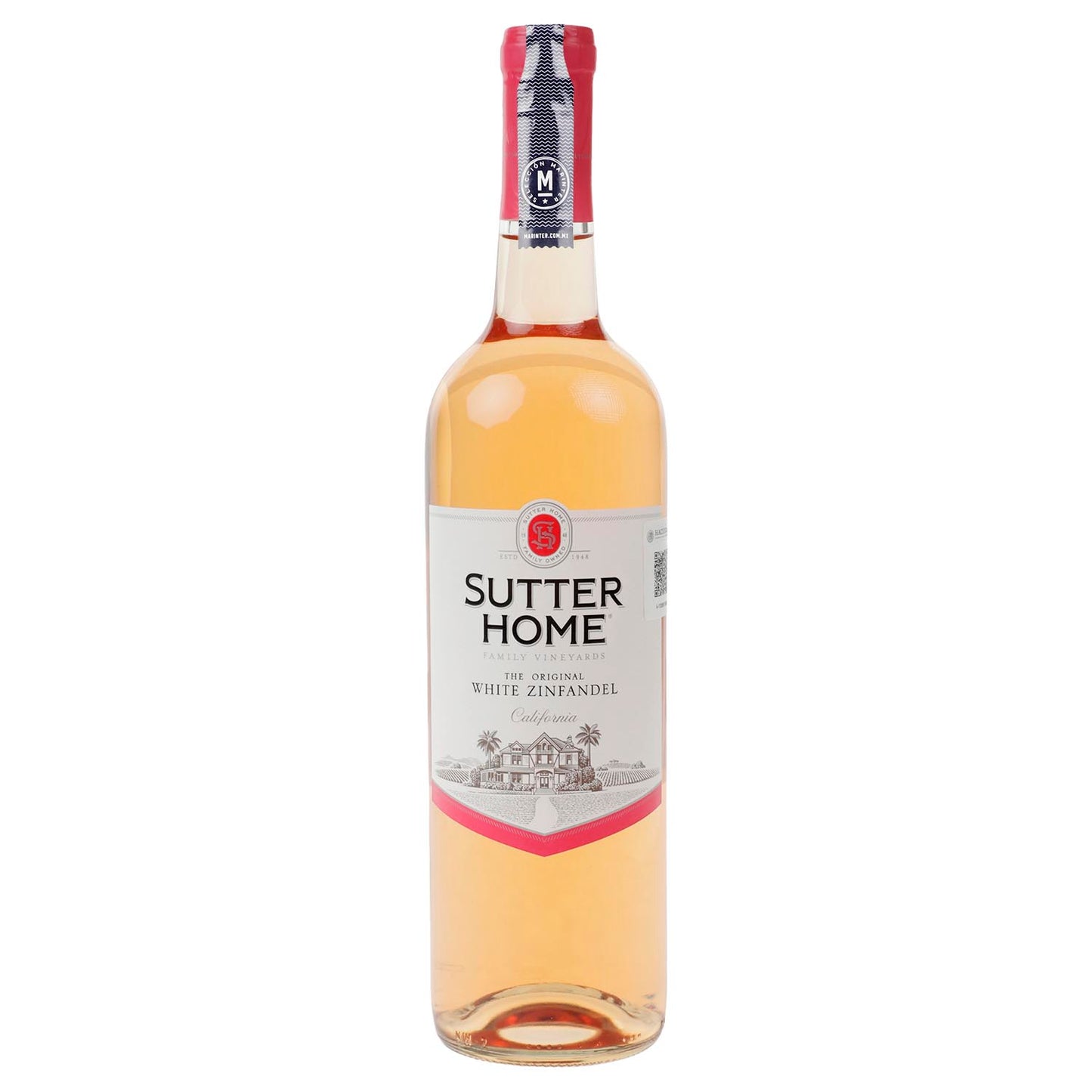 Vino Rosado Sutter Home Zinfandel de 750 ml - Estados Unidos