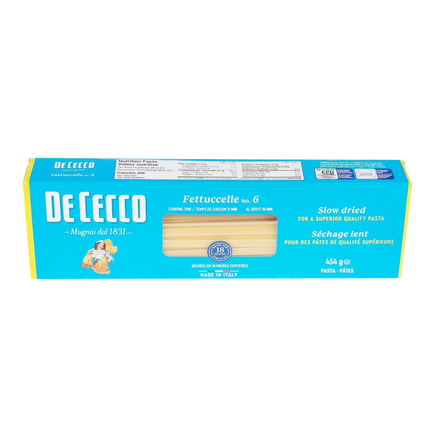 Pasta - De Cecco Fettuccelle De Sémola  454 gr - Italia