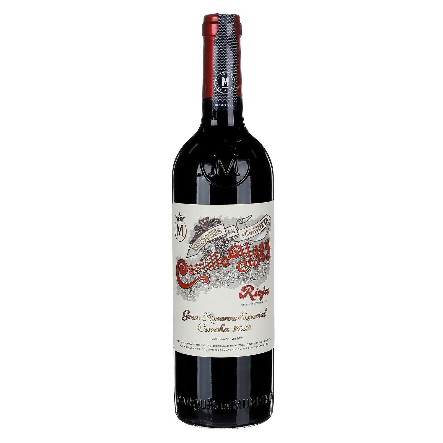 Vino Tinto Castillo Ygay 12 de 750 ml - España
