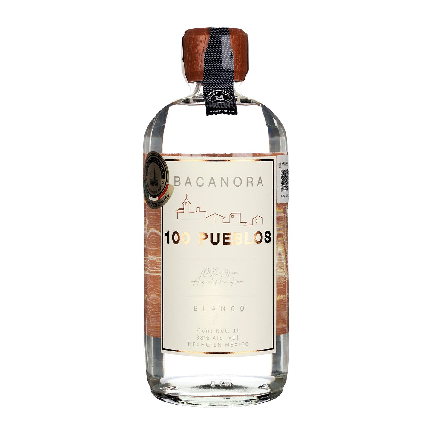 Bacanora 100 Pueblos de 1000 ml - Sonora México