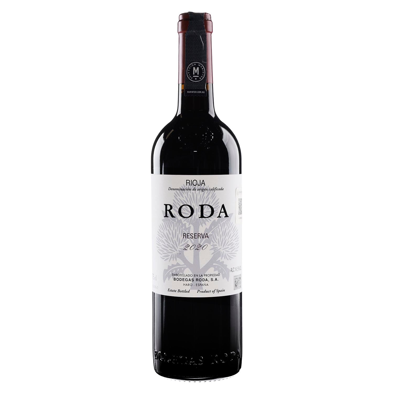 Roda Reserva 2020 – Vino Tinto Rioja – 92 Peñín – Antzara