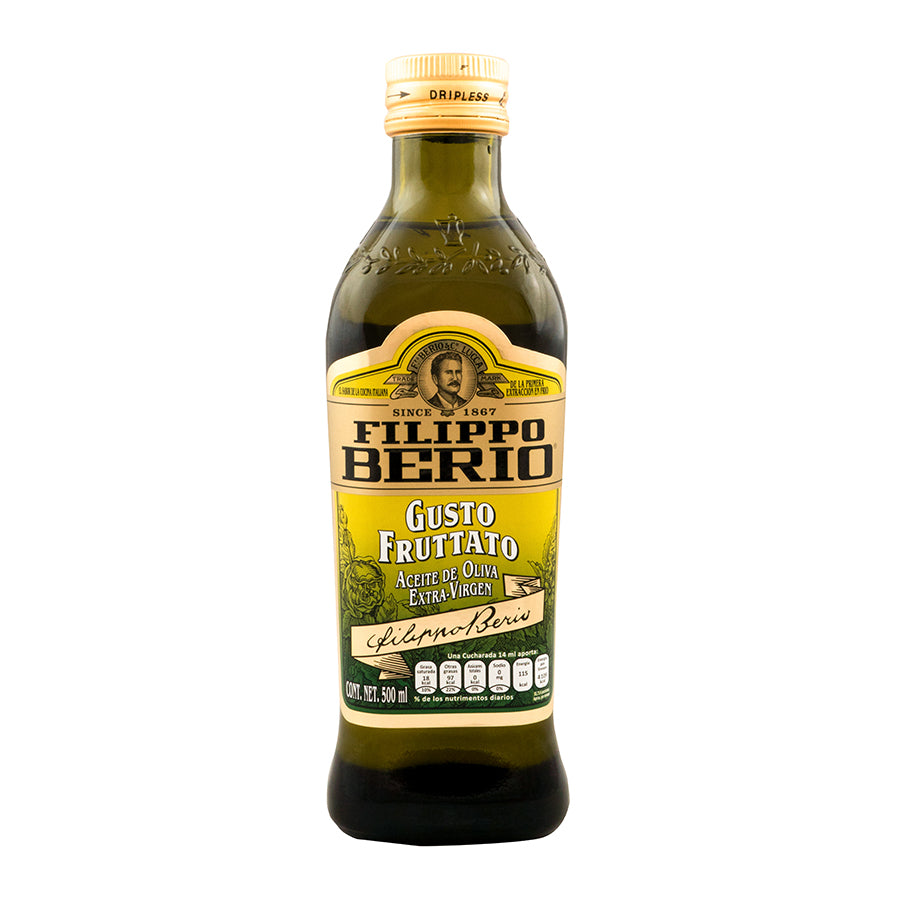 Aceite de Oliva - Filippo Berio Gusto Frutt Ex .V. 500 ml - Italia