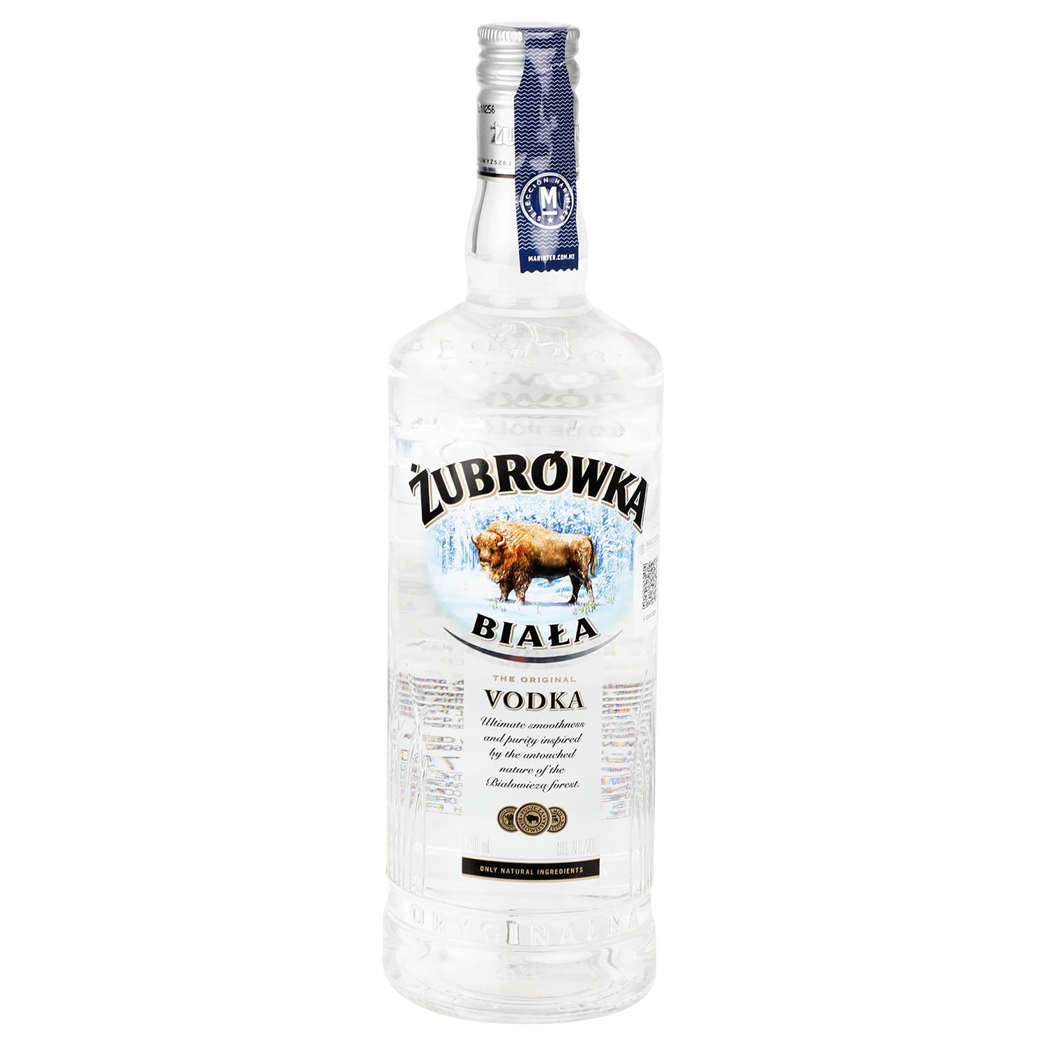 Vodka Zubrowka Biala de 750 ml - Polonia